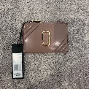 Marc Jacobs zip lambskin leather wallet